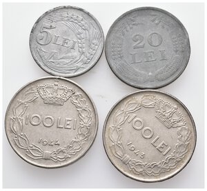 obverse: ROMANIA - lotto monete