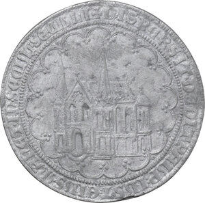 reverse: Czech Republic. Hapsburg.. Early 17th century, c. 1619. Tin medal, A so-called “Judenmedaille”, produced by private min-ters in Prague to glorify the House of Hapsburg