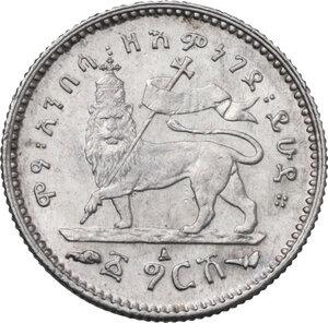 reverse: Ethiopia. Menelik II (1889-1913). Gersh 1895EE (1903) A, Paris mint