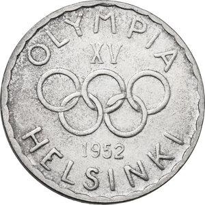 obverse: Finland. 500 markkaa 1952 for the Olympic games