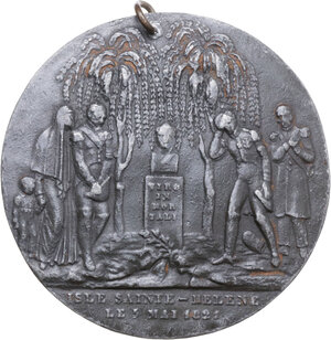 obverse: France. Napoleon (1769-1821). Medal 1821 for the death in Saint Helene