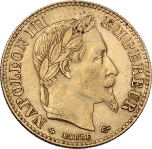 obverse: France. Napoleon III (1852-1870). 10 francs 1862 BB Strasbourg