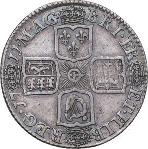 reverse: Great Britain. Anne Stuart (1702-1714). Shilling 1711