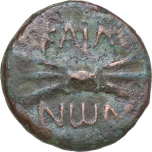 reverse: Southern Apulia, Caelia. AE Sextans, c. 220-150 BC