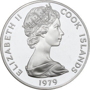 obverse: Great Britain. Elizabeth II (1952-2022). 5 dollars 1979, Cook Islands