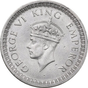 obverse: India. George VI (1910-1936). One rupee 1942