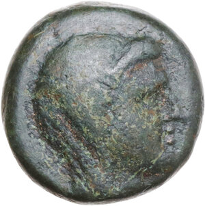 obverse: Southern Apulia, Grumum. AE 16 mm, c. 300 BC