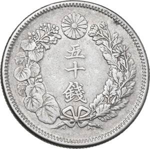 obverse: Japan. Meiji Era. 50 sen 1907