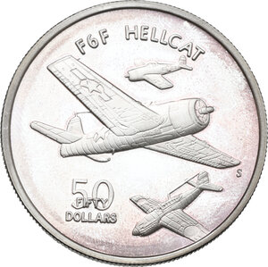 reverse: Republic of the Marshall Islands. 50 Dollars 1991