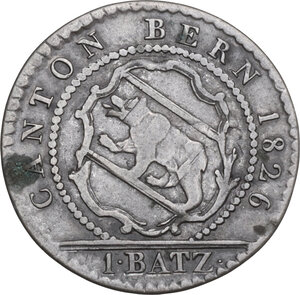 reverse: Switzerland, Berna. Batz 1826