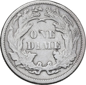 reverse: USA. One dime 1875