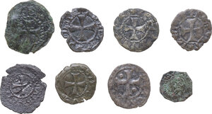 obverse: Lotto di otto (8) monete riferibili al Senato Romano