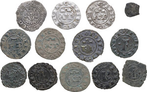 reverse: Lotto di tredici (13) monete prevalentemente dell italia meridionale da classificare