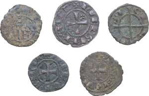 reverse: Lotto di cinque (5) monete dell italia meridionale da classificare