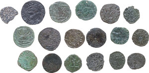reverse: Lotto di diciotto (18) medievali di varie zecche da classificare