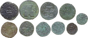 reverse: Lotto di dieci (10) monete in prevalenza di ambito napoletano