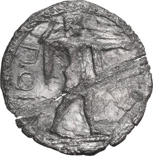 obverse: Northern Lucania, Posidonia. AR Stater, c. 520 BC