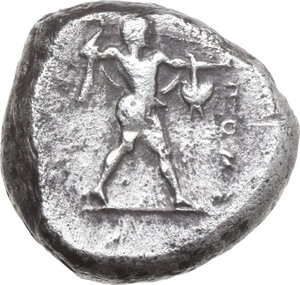 obverse: Northern Lucania, Posidonia. AR Nomos, c. 470-445 BC