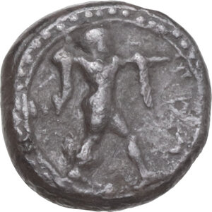 obverse: Northern Lucania, Posidonia. AR Diobol, c. 445-420 BC