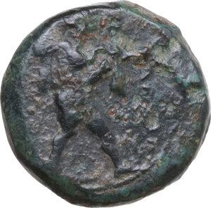 obverse: Northern Lucania, Posidonia. AE 12 mm. c. 420 -390 BC