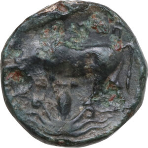 reverse: Northern Lucania, Posidonia. AE 12 mm. c. 420 -390 BC