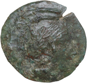 obverse: Northern Lucania, Posidonia. AE 16.5 mm, c. 420-390 BC