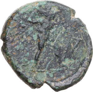 reverse: Greek Italy. Southern Lucania, The Lucanians. AE 18 mm, c. 209-207 BC. 