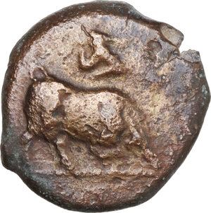 obverse: Northern Lucania, Posidonia. AE 18.5 mm. c. 350-290 BC