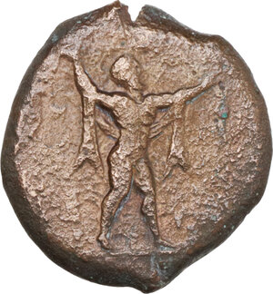 reverse: Northern Lucania, Posidonia. AE 18.5 mm. c. 350-290 BC