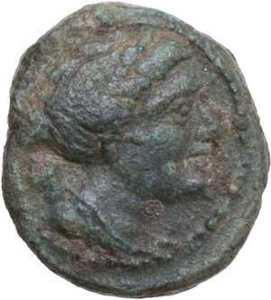 obverse: Northern Lucania, Paestum. AE Uncia, 218-201 BC