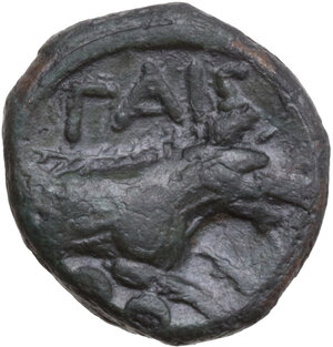 reverse: Northern Lucania, Paestum. AE Sextans. Second Punic War, 218-201 BC