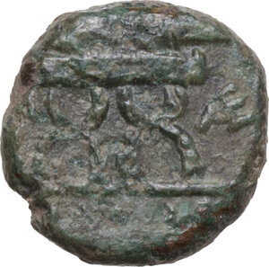 obverse: Northern Lucania, Paestum. AE Triens, c. 90-45 BC