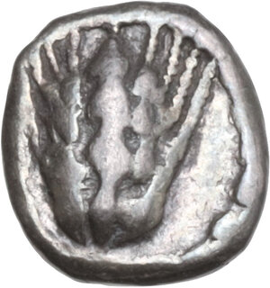 obverse: Southern Lucania, Metapontum. AR Obol, c. 540-510 BC