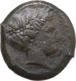 obverse: Southern Lucania, Metapontum. AE Obol, 400-340 BC