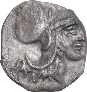 obverse: Southern Lucania, Metapontum. AR Diobol, c. 325-275 BC