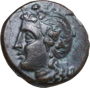 obverse: Southern Lucania, Metapontum. AE 16 mm. Early-to mid-3rd century century BC