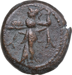 obverse: Southern Lucania, Metapontum. AE 16 mm, c. 225-200 BC