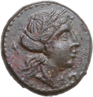 obverse: Southern Lucania, Metapontum. AE 17 mm, 250-207 BC