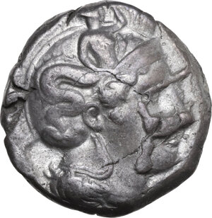 obverse: Southern Lucania, Thurium. AR Distater, c. 350-300 BC