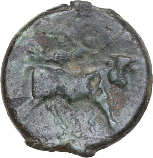 reverse: Samnium, Southern Latium and Northern Campania, Compulteria. AE 19.5 mm. c. 265-240 BC