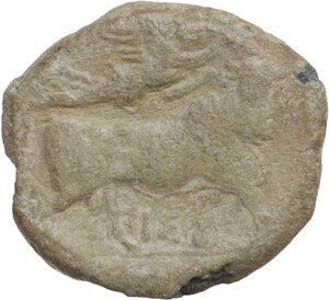 reverse: Samnium, Southern Latium and Northern Campania, Compulteria. AE 19 mm. c. 265-240 BC