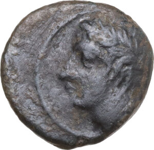 obverse: Solous. Siculo-Punic coinage. AE 13 mm late 4th-early 3rd centuries BC