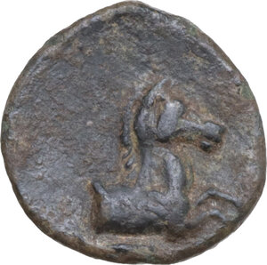 reverse: Solous. Siculo-Punic coinage. AE 13 mm late 4th-early 3rd centuries BC