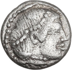 obverse: Syracuse. Hieron I (478-466 BC). AR Obol, c. 475-470 BC