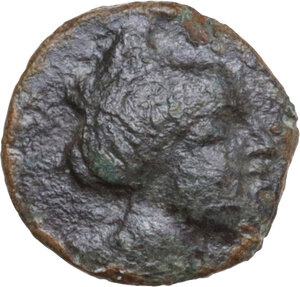 obverse: Syracuse. Second Democracy (466-405 BC). AE Onkia, c. 440-430 BC