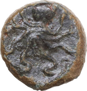 reverse: Syracuse. Second Democracy (466-405 BC). AE Onkia, c. 440-430 BC