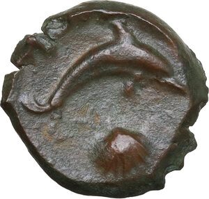 reverse: Syracuse. Second Democracy (466-405 BC). AE Hemilitron, c. 415-405 BC