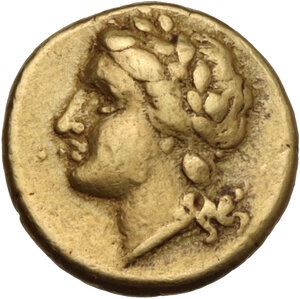 obverse: Syracuse. Agathokles (317-289 BC). EL 25 litrai, c. 310-300 BC