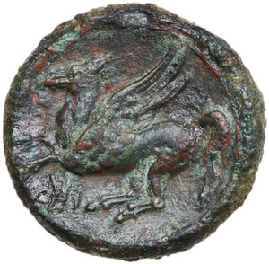 reverse: Syracuse. Agathokles (317-289 BC). AE 18 mm