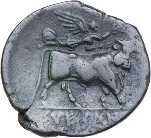 reverse: Samnium, Southern Latium and Northern Campania, Suessa Aurunca. AE 21.5 mm, 265-240 BC
